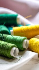 Colorful Sewing Threads.
