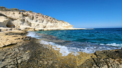 Akyar Cove in Mersin, one of the Mediterranean's hidden gems, offers a fairytale-like, insatiable spectacle for nature travelers and daily swimmers