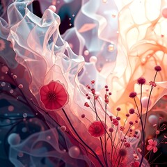 abstract floral background