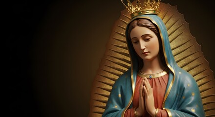 Our Lady of Guadalupe Statue - Religious Iconography