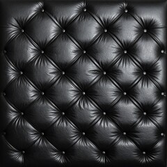 Black leather tufted panel (1)
