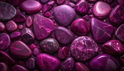 High resolution seamless background featuring dark magenta natural stone texture, ideal for digital design, wallpapers, 3D rendering, graphic projects, website backgrounds, artistic compositions, pres