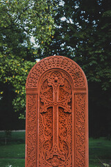 ancient wooden celtic sculpture