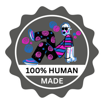 100 percent self made human made gym sticker