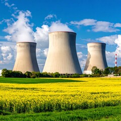 Power plant landscape