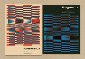 Op Art Inspired Poster Template