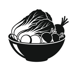 Bowl of fresh vegetables, healthy eating concept