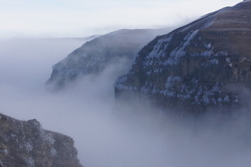 Snowy Peaks of Shahdag Mountains, Azerbaijan