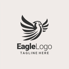 Powerful Eagle Logo Business Icon