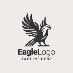 Contemporary Eagle Branding Logo Design