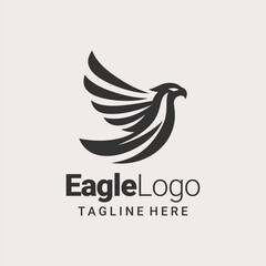Classic Black White Eagle Artwork