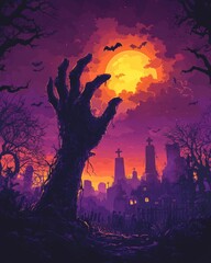 halloween night background