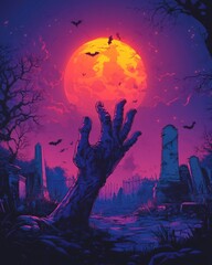 halloween night background