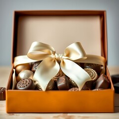 golden gift box