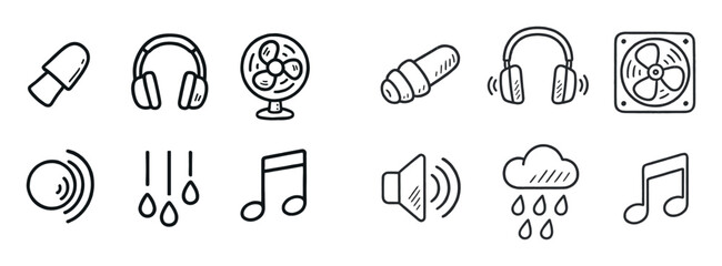 Sleep Noise Icons