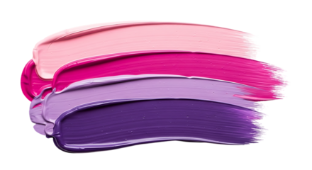 Pink and Purple Gradient Paint Swatch Strokes