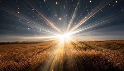 Starlight Shimmering Softly Radiant Sparks And Glowing Sparkles On A Transparent Background A Burst Of Light With Dazzling Effects Sunlit Brilliance And Vibrant Flashes Enhanced By A Special Lens