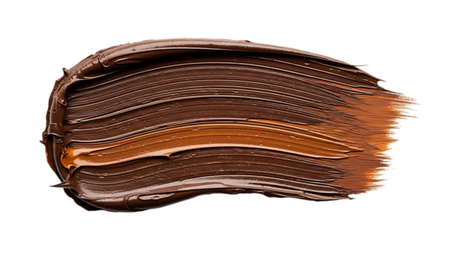 Brown and Orange Paint Swatch