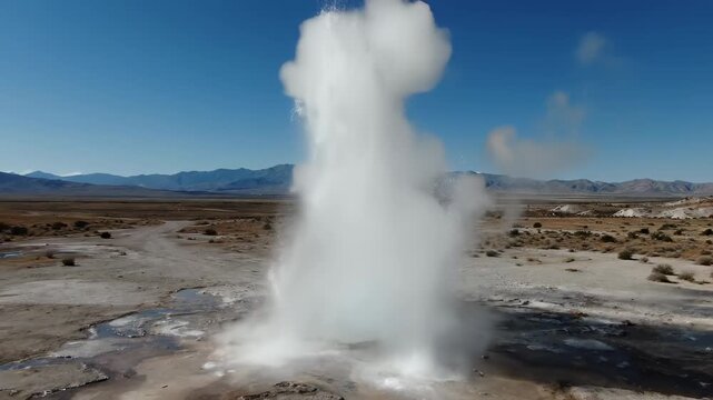 Geyser Erupts in the United States