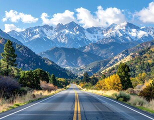 Fototapeta premium Scenic mountain highway