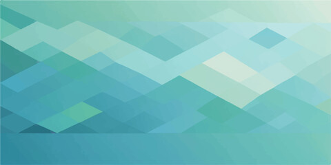 Abstract blue geometric background with triangles and mosaic pattern