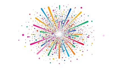 Colorful Explosion Design.