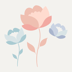 floral background with roses