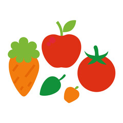vector illustration of tomato