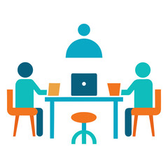 business people working on laptop