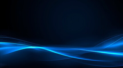 Dynamic Blue Wave Abstract Background for Modern Technology and Futuristic Design Concepts Presentations and Digital Artwork Displays