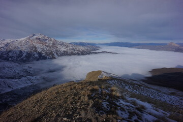 Snowy Peaks of Shahdag Mountains, Azerbaijan