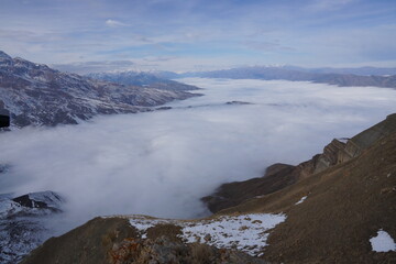 Snowy Peaks of Shahdag Mountains, Azerbaijan