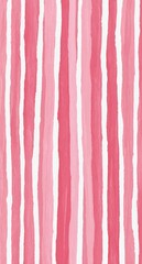 Seamless Horizontal Stripes Pattern in Pink and White Colors with Clean Lines for Repeating Background Use