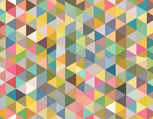Colorful Triangular Pattern Design.