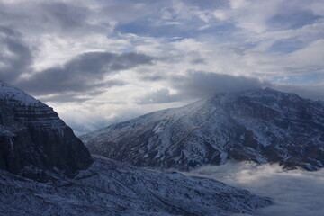 Snowy Peaks of Shahdag Mountains, Azerbaijan