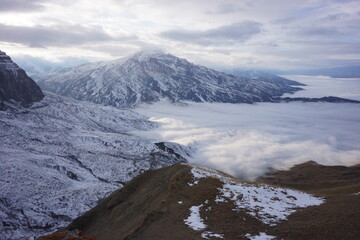Snowy Peaks of Shahdag Mountains, Azerbaijan