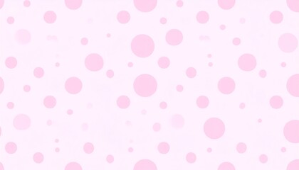 Pastel pink polka dots on a light background