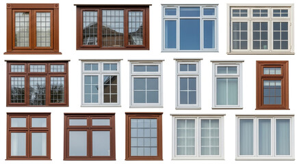 Discover a stunning collection of modern and traditional window styles for any home renovation or architectural project, offering beauty and functionality.