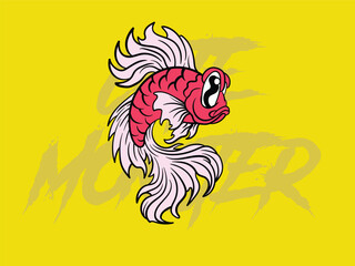 cute monster kaiju for kids background