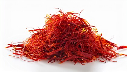 Fototapeta premium Saffron Isolated On White Background