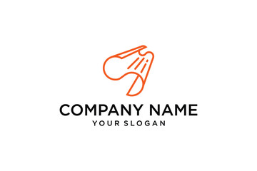 Parchment paper with feather outline icon. linear style sign for mobile concept and web design. Literature simple line vector icon. Writing symbol, logo illustration.