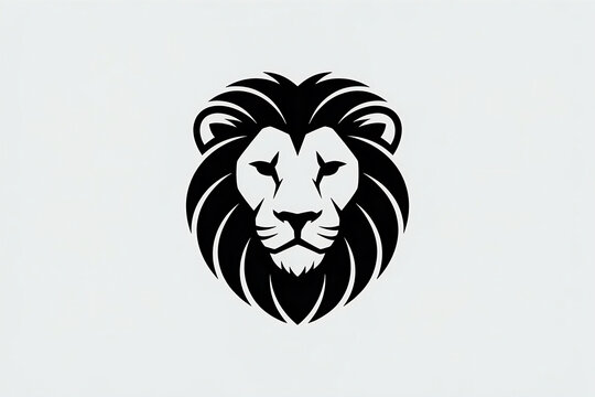 lion head vector illustration , -black-and-white-vector-illustration-of-a-roaring- vector, head, lion, tiger, tattoo, face, animal.