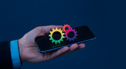 Mobile App Development and Digital Transformation Concept