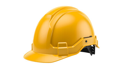 Fototapeta premium Yellow Safety Helmet Icon for Construction & Industrial Use