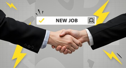 New Job Handshake Agreement - Business Opportunity