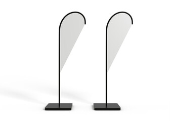 Convex Flag Mockup for Promotional Banner