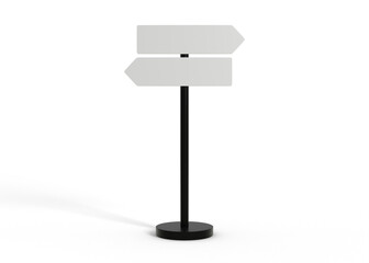 Traffic Direction Sign Mockup