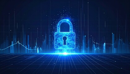 Cybersecurity, protection, digital, technology, data, safety, secure, shield, network, internet, encryption, firewall, online, access, privacy, authentication, authentication, defense, security, abstr