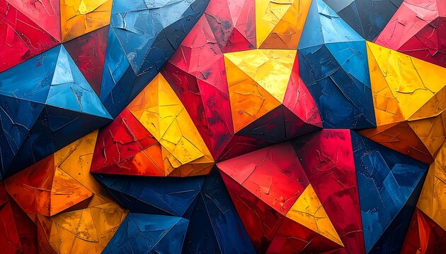 Colorful Geometric Abstract Design.
