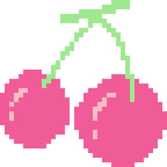 pixel cherry pixel art